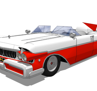 超精细汽车模型 雪佛兰 57MercurySpeedster